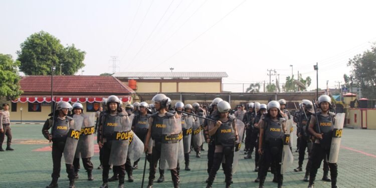 AKBP Adik Listiyono Tegaskan Profesionalisme, Personel Polres Digembleng Latihan Dalmas