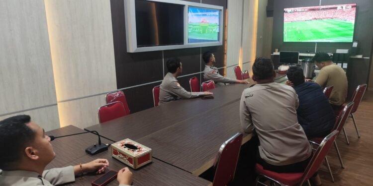 Lewat Nobar Piala Dunia, Polres OKU Timur Hadirkan Cooling System yang Humanis