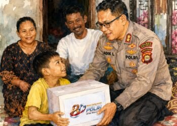 Tatapan Tulus Kapolres OKU Timur AKBP Adik Untuk Anak Disabilitas,