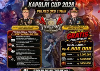 E-Sport Kapolres Cup 2026 Resmi,Pendaftaran Gratis dan Hadiah Jutaan Rupiah
