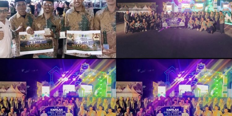 Prestasi MTQ Sumsel 2026 Meningkat, Kafilah OKU Timur Tembus Peringkat 8 Besar