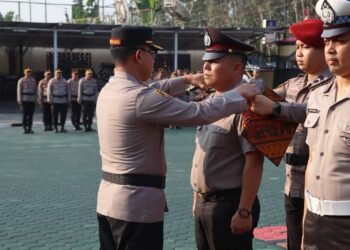 Ini Nama – Nama 69 Personel Polres OKU Timur Naik Pangkat
