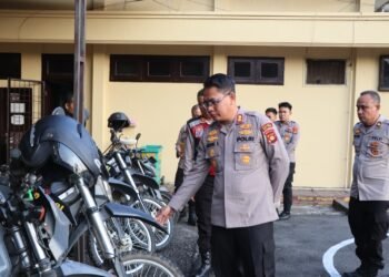 Motor Patroli Disidak Kapolres OKU Timur Siap Tancap Gas