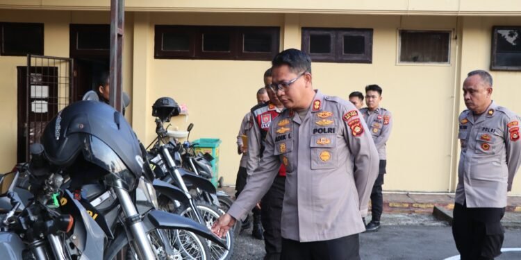Motor Patroli Disidak Kapolres OKU Timur Siap Tancap Gas