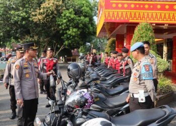 Kapolres OKU Timur, Ingatkan Personel Rawat dan Gunakan Sesuai Tugas