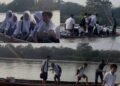 Demi Meraih Mimpi,Pelajar OKU Timur Pertaruhkan Nyawa Seberangi Sungai Komering
