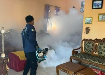 Gerak Cepat Cegah DBD, Puskesmas Pandan Agung Fogging Massal di Desa Jatimulyo