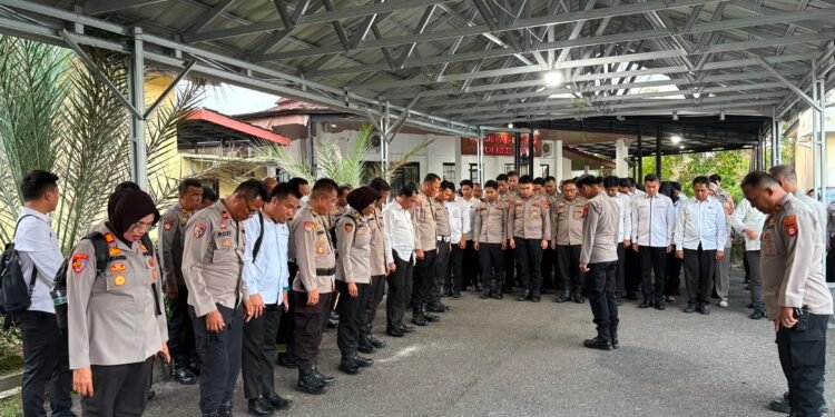 Tindak Lanjuti Audit Itwasum Polri, Wakapolres OKU Timur Pimpin Apel Konsolidasi