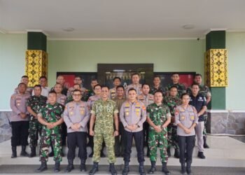 Dukung Stabilitas Nasional, Polrestabes Palembang dan Kodim 0418 Perkokoh Soliditas TNI–Polri