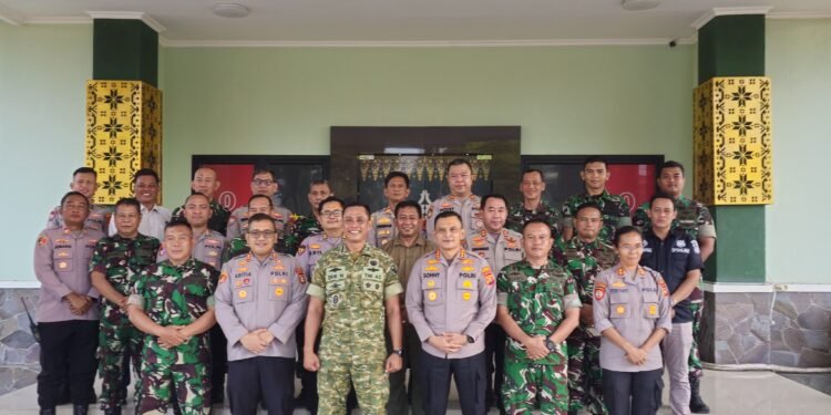 Dukung Stabilitas Nasional, Polrestabes Palembang dan Kodim 0418 Perkokoh Soliditas TNI–Polri