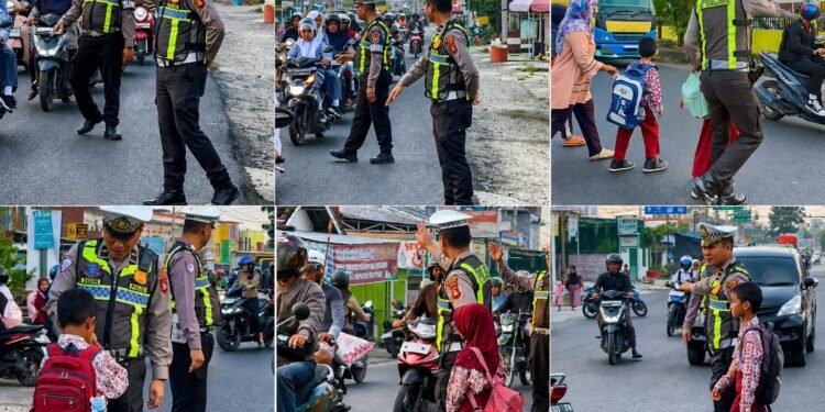 Jelang Tahun Ajaran Baru, Satlantas Polres OKU Timur Siaga Urai Kepadatan dan Wujudkan Kamseltibcarlantas