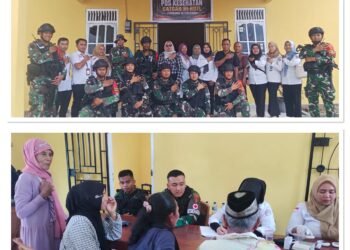 Kolaborasi Puskesmas Bunga  Mayang dan TNI Bongkar Fakta Mengejutkan, Setengah Warga Peracak Alami Hipertensi