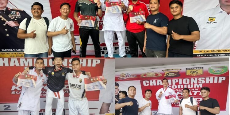 Tiga Medali Diboyong, Karate Binaan Polres OKU Timur Buktikan Taring di Kapolda Cup Sumsel 2026