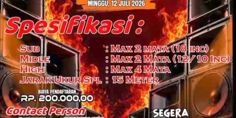 Battle Sound System PSSB OKU Timur Siap Digelar, Edi Kuswara Ajak Pecinta Audio Tampilkan Kualitas Terbaik