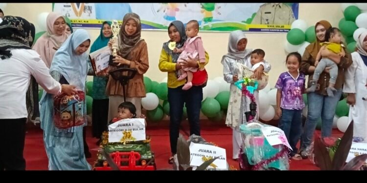 Madang Suku II Raih Juara Lomba Balita Sehat, Wakili OKU Timur ke Tingkat Provinsi