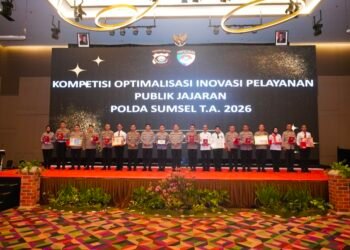 SPKT Polres OKU Timur Tembus Tiga Besar, Raih Juara III Kompetisi Inovasi Pelayanan Polda Sumsel 2026