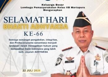 Sinergi Penegak Hukum, Kalapas Martapura Ucapkan Selamat Hari Bhakti Adhyaksa