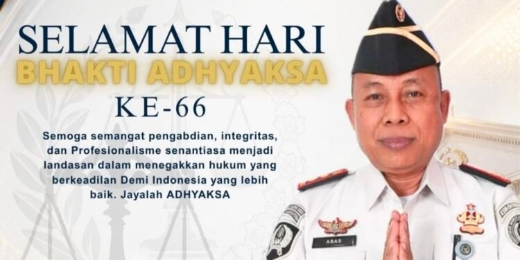 Sinergi Penegak Hukum, Kalapas Martapura Ucapkan Selamat Hari Bhakti Adhyaksa