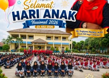 SMP Negeri 1 Martapura Peringati Hari Anak Nasional 2026, Kapsek Ajak Lindungi dan Siapkan Generasi Masa Depan