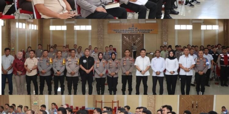 Perkuat Integritas Personel, Polres OKU Timur Ikuti Sosialisasi Pembinaan Etika Profesi Polri