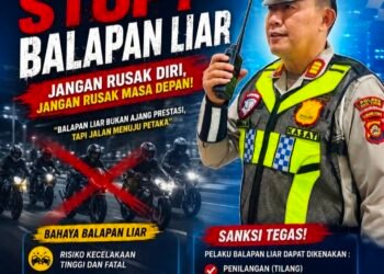 Kasat Lantas Polres OKU Timur AKP Herman: Balap Liar Bukan Ajang Prestasi, Tapi Jalan Menuju Petaka