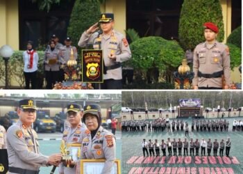 AKBP Adik Listiyono Apresiasi 55 Personel Berprestasi, Tegaskan Disiplin Harga Mati