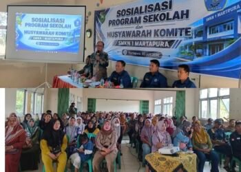 468 Siswa Baru Disambut, Kepala SMKN 1 Martapura Ingatkan Orang Tua Jangan Lepas Tangan