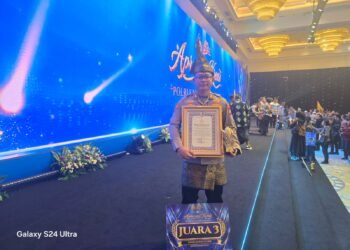 Bumi Sebiduk Sehaluan Berjaya, AKBP Adik Listiyono Antar Polres OKU Timur Raih Juara Nasional