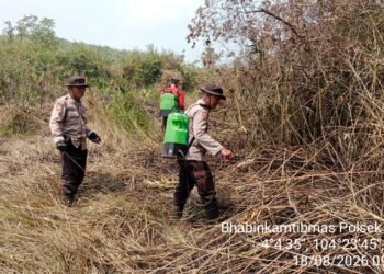 Baru Menjabat Kapolres OKU Timur, AKBP Dr. Lalu Hedwin Hadapi 116 titik hotspot di Enam Kapolsek