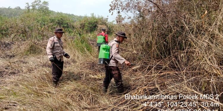 Baru Menjabat Kapolres OKU Timur, AKBP Dr. Lalu Hedwin Hadapi 116 titik hotspot di Enam Kapolsek