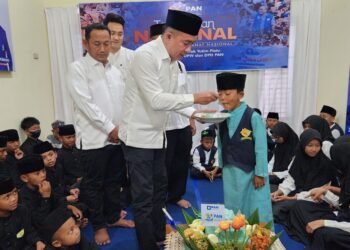 HUT ke-28 PAN di OKU Timur Semarak, Ribuan Warga Terima Bantuan