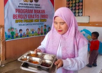 2.498 Penerima Manfaat Nikmati Makan Bergizi Gratis dari SPPG Polres OKU Timur