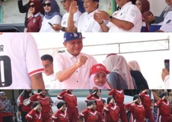 96 Tim Berebut Piala Disporapar di Gerak Jalan HUT RI ke-81