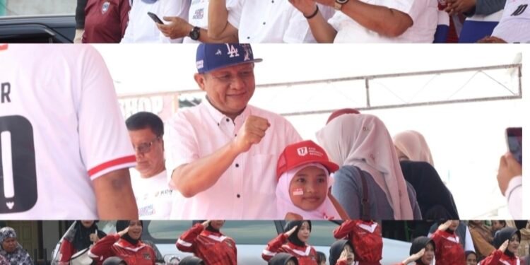 96 Tim Berebut Piala Disporapar di Gerak Jalan HUT RI ke-81