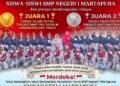 SPENTURA Tampil Gemilang, Sabet Juara Gerak Jalan HUT RI ke-81 OKU Timur