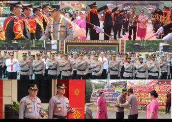 Estafet Kepemimpinan Berganti, AKBP Adik Listiyono Tinggalkan Prestasi, AKBP Lalu Hedwin Siap Tancap Gas