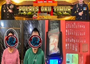 35 Paket Sabu Diamankan, Dua Pelaku Dapat “Kamar Gratis” di Hotel Prodeo Polres OKU Timur