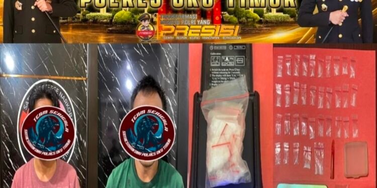 35 Paket Sabu Diamankan, Dua Pelaku Dapat “Kamar Gratis” di Hotel Prodeo Polres OKU Timur