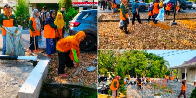 “Maju Tak Gentar Lawan Sampah, Pasukan Kuning Jadi Garda Terdepan Kebersihan OKU Timur”