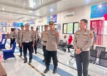 Kapolres AKBP Lalu Hedwin Turun Langsung Tinjau Ruang Pelayanan Hingga Gudang Senjata Disisir