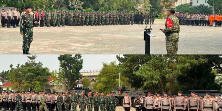 Polda Sumsel Perkuat Sinergi TNI-Polri dalam Pengamanan Kunjungan RI 1 di Sumsel